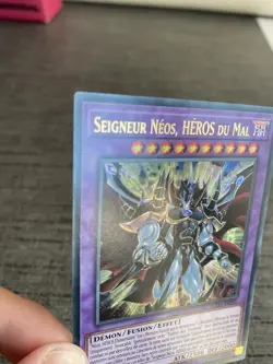 Carte Yu-gi-oh! Seigneur Neos Heros Du Mal SUDA-FR031 Ultra Rare Francais - Image 4