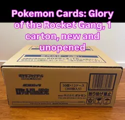 Pokemon Card The Glory of Team Rockets CASE 12BOX Japanese - Image 1