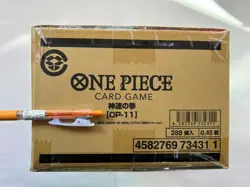 Bandai ONE PIECE Card Game Fist of Divine Speed OP-11 OP11 Box case Japanese - Image 5