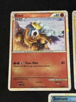 Pokemon Cards Black Star Promos Raikou Entei Suicune HGSS19 HGSS20 HGSS21 LP - Image 2