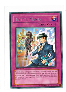 Yu-Gi-Oh! TCG Battle Mania DP08-EN025 Rare 1st Edition Duelist Konami -Trap Card - Image 1
