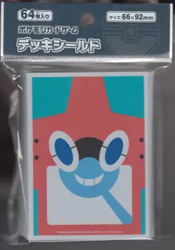 Pokemon Card Official Card Sleeve Rotom Pokedex Sealed Pack (64) Japanese - Image 1