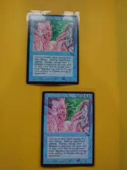 Psychic Allergy x2 1994 The Dark Old Vintage. Magic the Gathering 2 Card - Image 1
