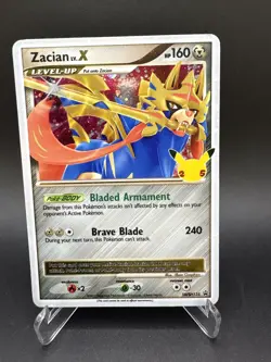 Pokemon TCG Zacian LV.X SWSH135 Black Star Promo Card Celebrations NM Condition - Image 1