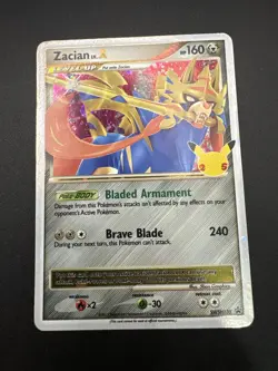 Pokemon TCG Zacian LV.X SWSH135 Black Star Promo Card Celebrations NM Condition - Image 2
