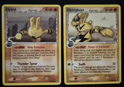Pokemon Cards Elekid Electabuzz Set Ex Dragon Frontiers /101 Rare - Image 1