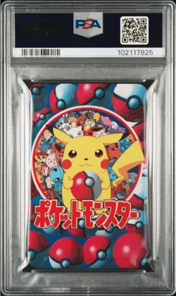 PSA10 1998 POKEMON TELEVI-KUN MAGAZINE PLAYING CARDS PIKACHU ACE OF HEARTS - Image 2