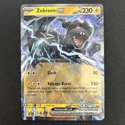 Pokemon TCG Zekrom EX Black Bolt Holo Card 034/086 Double Rare Mint Condition - Image 2