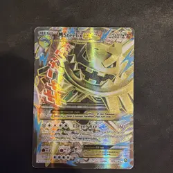 Pokemon TCG M Mega Steelix EX Full Art Holo Rare Card 109/114 XY Steam Siege - Image 1