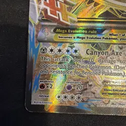 Pokemon TCG M Mega Steelix EX Full Art Holo Rare Card 109/114 XY Steam Siege - Image 5