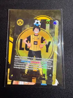 15× One Piece x BVB Borussia Dortmund Promo Card Monkey D. Luffy ST13-003 - Image 1