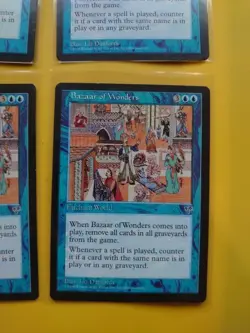 Bazaar of Wonders RARE MIRAGE RESERVED LIST PLAYSET Old Vintage. MTG 4 Card - Image 2