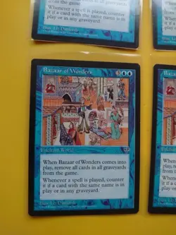 Bazaar of Wonders RARE MIRAGE RESERVED LIST PLAYSET Old Vintage. MTG 4 Card - Image 3