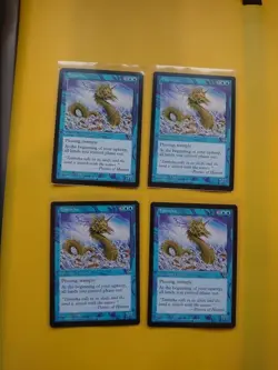 Taniwha. Summon Legend MIRAGE RESERVED LIST PLAYSET Old Vintage. MTG 4 Card - Image 1