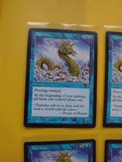 Taniwha. Summon Legend MIRAGE RESERVED LIST PLAYSET Old Vintage. MTG 4 Card - Image 4