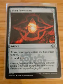 MTG Worn Powerstone 0298 Modern Horizons 3 M/NM Free UK P&P - Image 1