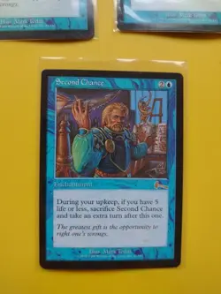 Second Chance x3 rare Urza's Legacy Old Vintage. Magic the Gathering 3 Card - Image 2