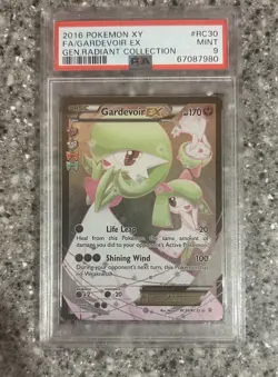 2016 Pokemon XY Generations Radiant Collection #RC30 FULL ART/GARDEVOIR EX PSA 9 - Image 1