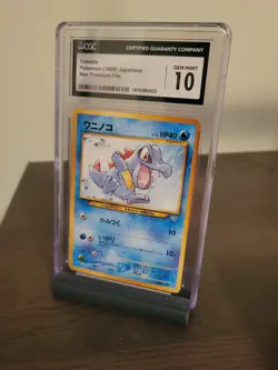 Pokemon 1999 Japanese Totodile Neo Premium File CGC 10 GEM MINT - Image 1