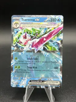 Pokemon TCG Tsareena ex Paradox Rift 046/182 Holo Double Rare BG1 - Image 1
