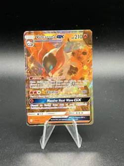 POKEMON VOLCARONA GX 35/236 ULTRA RARE HOLOFOIL COSMIC ECLIPSE NM/LP GS1 - Image 1