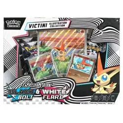 Pokemon Victini Illustration Collection Black Bolt and White Flare - Image 1