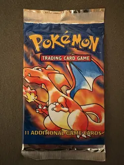 Pokemon TCG Booster Pack Original 1999 Base Set - Charizard. - Image 1