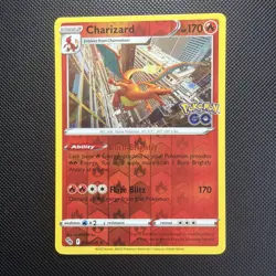 Pokemon TCG Charizard Pokemon Go 010/078 Reverse Holo Rare Mint Condition - Image 1