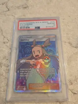 Jasmine 177/181 2019 Pokemon Team Up Full Art Trainer PSA 10 Gem Mt Sun & Moon - Image 1