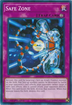 Yugioh! MP Safe Zone - SDPL-EN036 - Common - 1st Edition Moderately Played, Engl - Image 1