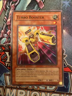 (AA) Turbo Boost C 1st Edition Yu-Gi-Oh Single Lightly Played LP TDGS-EN001 - Image 1