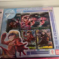 Bandai One Piece Trading Card Game - Illustration Box Volume 1-4 New/Sealed - Image 3