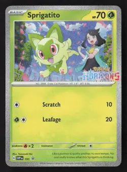 Sprigatito Promo SV: Scarlet & Violet Promo Cards 191 NM - Image 1