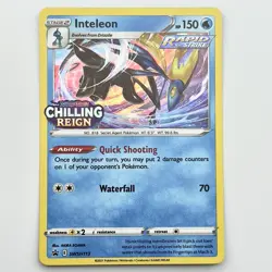 Inteleon - (Prerelease) SWSH113 SWSH: Sword & Shield Promo Cards Holo - NM - Image 1