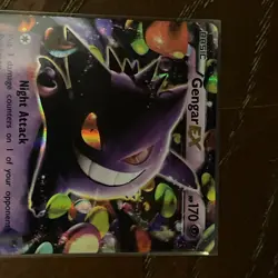 Pokemon TCG Gengar EX 34/119 Phantom Forces Ultra Rare Card - Image 2
