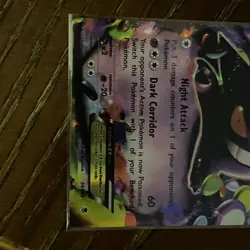 Pokemon TCG Gengar EX 34/119 Phantom Forces Ultra Rare Card - Image 3