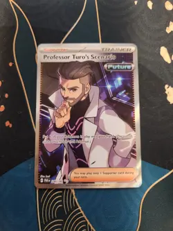 Professor Turo's Scenario Paradox Rift 240/182 Pokemon Trading Card Game Holo - Image 1