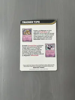 Mega Venusaur - Trainer Tips Card - Mega Evolution Build & Battle - Image 2