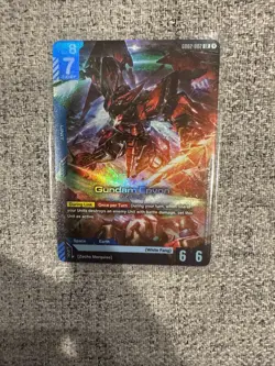 Gundam card Game GD02-002 Gundam Epyon LR In Hand - Image 1
