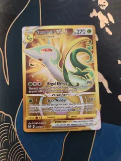 Serperior VSTAR 210/195 Silver Tempest Secret Rare Pokemon Trading Card Game - Image 1