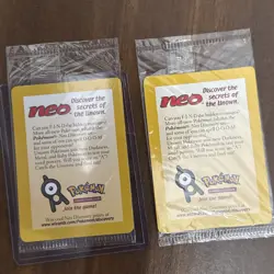 Pokemon Entei Promo Card SEALED Movie Promo NEW Neo 2001 x2 - Image 1