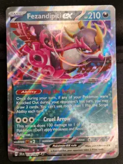 Fezandipiti EX 038/064 Pokemon Card Shrouded Fable Set Highly Playable NM - Image 1