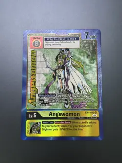 [Alt Art] EX1-030 Angewomon - Digimon TCG Promo Super Rare Tournament Card - Image 1