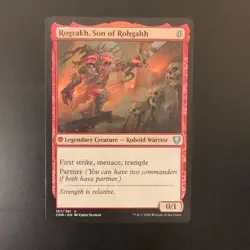Rograkh, Son of Rohgahh LP Commander Legends English Regular MTG - Image 1