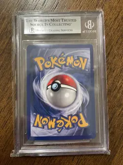 1999 POKEMON FOSSIL #4 DRAGONITE-HOLO BGS 8 - Image 2