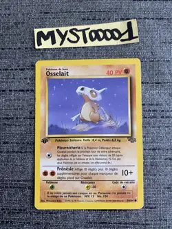 Carte Pokemon Osselait 50/64 Edition 1 Jungle Wizards Francais Occasion - Image 1