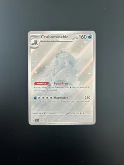 Pokemon Scarlet And Violet Stellar Crown ULTRA RARE crabominable 149/142 - Image 1