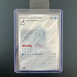 Pokemon Scarlet And Violet Stellar Crown ULTRA RARE crabominable 149/142 - Image 3