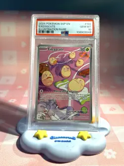 Pokemon Exeggcute TCG Illustration Rare Card 192/191 Surging Sparks PSA 10 Gem M - Image 1