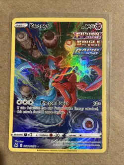 Pokemon Deoxys TCG Full Art Ultra Rare Holo Card GG12/GG70 Crown Zenith NM Cond - Image 1